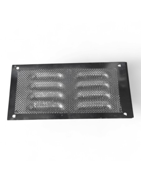 GRILLE AERATION (INOX 316) 152 X 76 MM AVEC MOUSTIQUAIRE