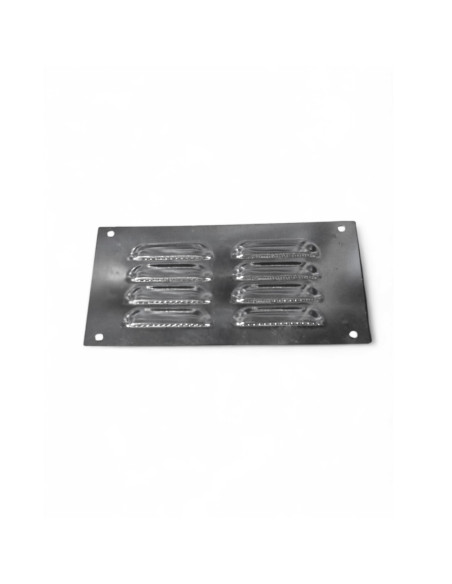 GRILLE AERATION (INOX 316) 152 X 76 MM AVEC MOUSTIQUAIRE