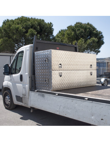 COFFRE ALUMINIUM 4 OUVERTURES 1300L DIM. 1 880...