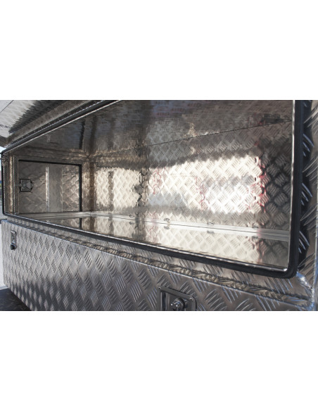 COFFRE ALUMINIUM 4 OUVERTURES 1300L DIM. 1 880 X 700 X 1 005 MM