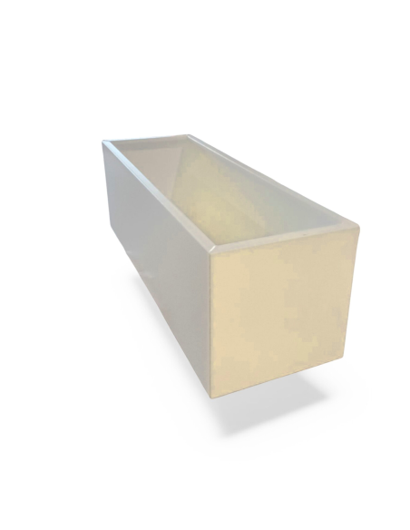 JARDINIERE ALUMINIUM 1200 X 400 X 400 MM FINITION BLANC MAT