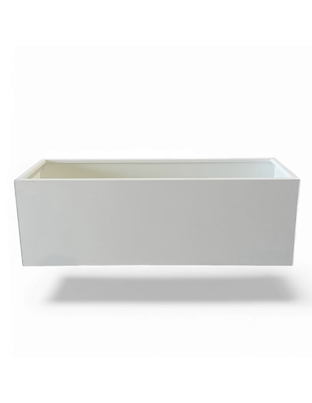 JARDINIERE ALUMINIUM 1200 X 400 X 400 MM FINITION BLANC MAT