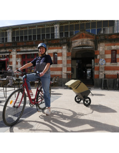 REMORQUE VÉLO TROLLEY 65L