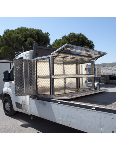 COFFRE ALUMINIUM 4 OUVERTURES 1300L DIM. 1 880...