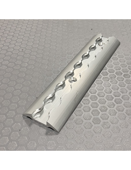 PACK 1 RAIL AERO 20 CM + 2 EMBOUTS + 2 PIONS DE FIXATION