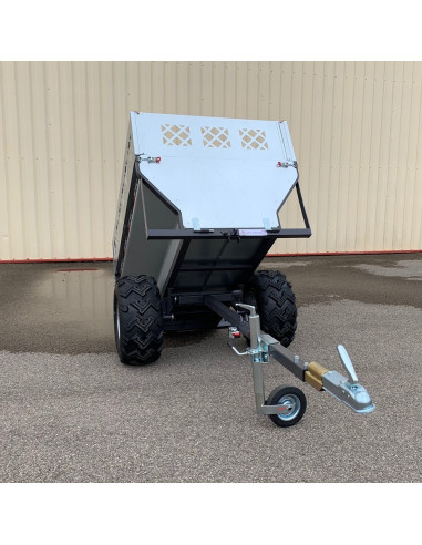 REMORQUE QUAD SIMPLE ESSIEU PTC 650 KG