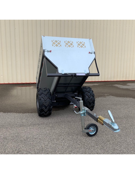 REMORQUE QUAD SIMPLE ESSIEU PTC 650 KG