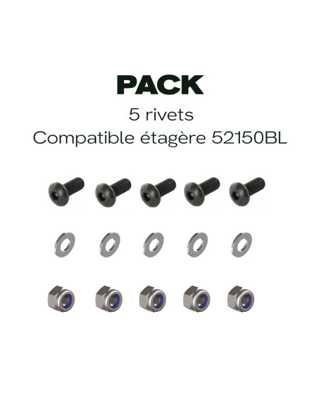 PACK FIXATION PAR VIS DE L'ETAGERE 51250BL