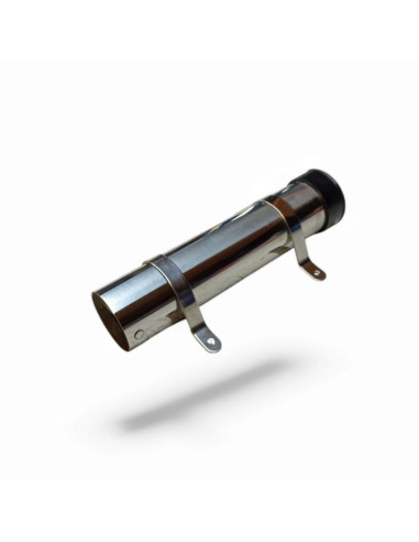 PORTE CANNE A PECHE A PAROI FIXE EN INOX