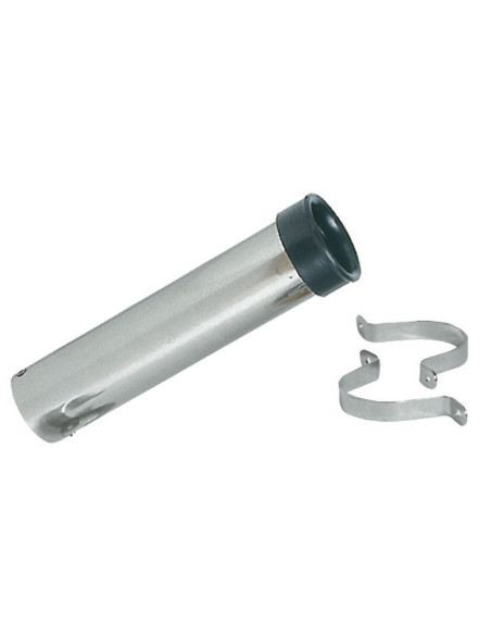 PORTE CANNE A PECHE A PAROI FIXE EN INOX