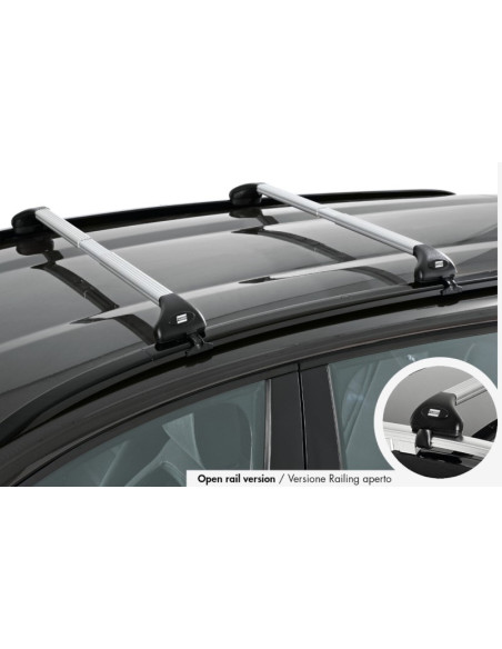 BARRES DE TOIT ALUVIVA 2 GARDE CORPS OUVERT