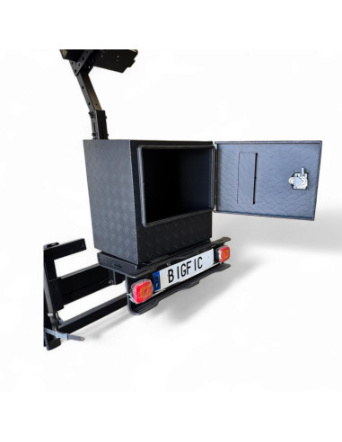 COFFRE ALUMINIUM 140L DIM. 600X440X600 MM