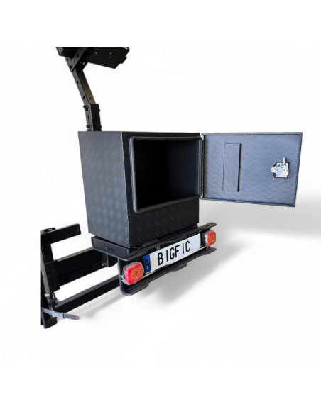 COFFRE ALUMINIUM 140L DIM. 600X440X600 MM