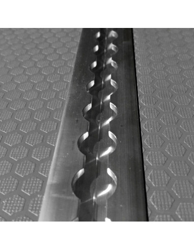 RAIL ALUMINIUM AERO ENCASTRABLE 1000 x 44 MM