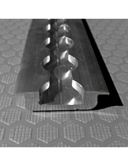 RAIL ALUMINIUM AERO ENCASTRABLE 1000 x 44 MM