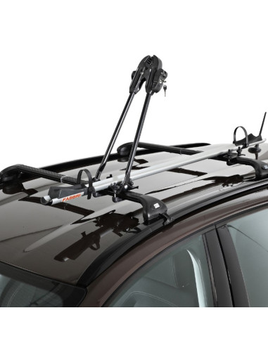 PORTE VELO RAIL SUR BARRE DE TOIT BICI 3000 ALU