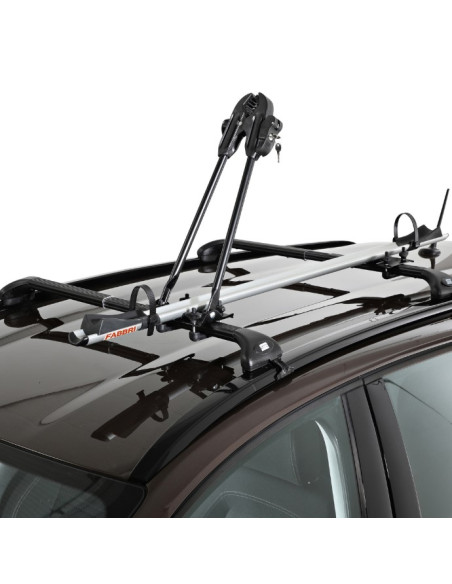 PORTE VELO RAIL SUR BARRE DE TOIT BICI 3000 ALU