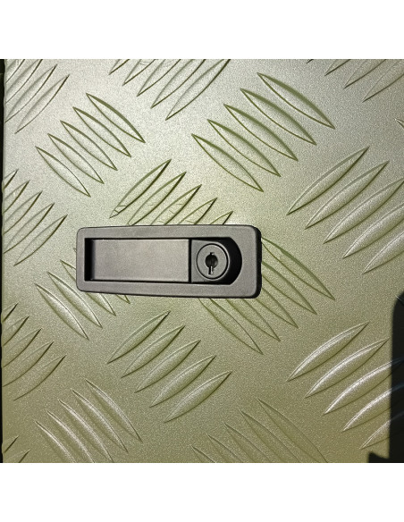 COFFRE ALUMINIUM POUR TRANSPORT 4 CHIENS DIM. 1050X1400X940 MM