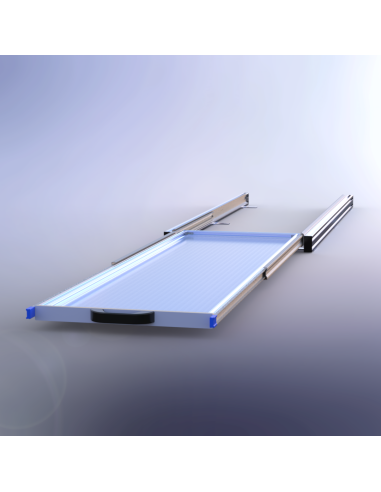 PLATEAU COULISSANT SIMPLE ALUMINIUM 550 X 1600...