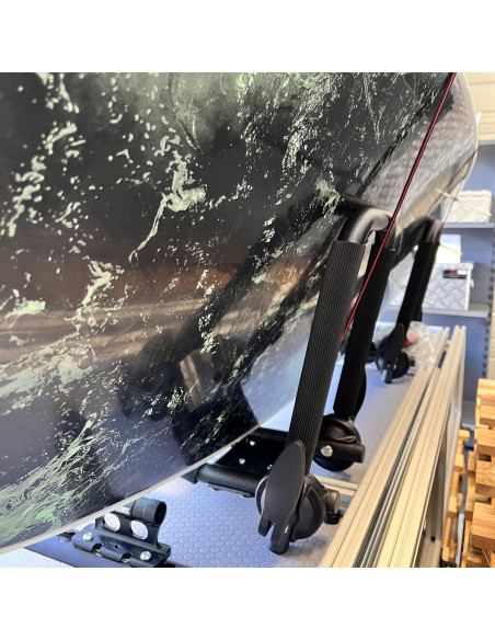 KIT FIXATION SURF/PLANCHE/KAYAK SUR PLATEAU COULISSANT ALUMINIUM