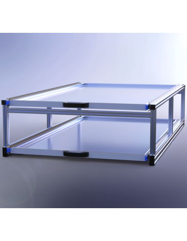PLATEAU COULISSANT DOUBLE 950x1600x370 MM