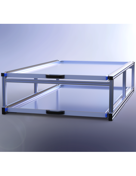 PLATEAU COULISSANT DOUBLE 950x1600x370 MM