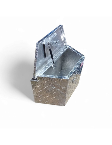 COFFRE ALUMINIUM DE REMORQUE TRAPÈZE 40L DIM 535/325 X 275 X 370 MM