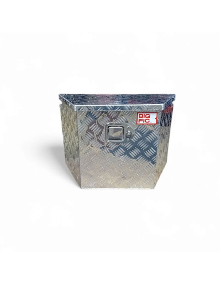 COFFRE ALUMINIUM DE REMORQUE TRAPÈZE 40L DIM 535/325 X 275 X 370 MM