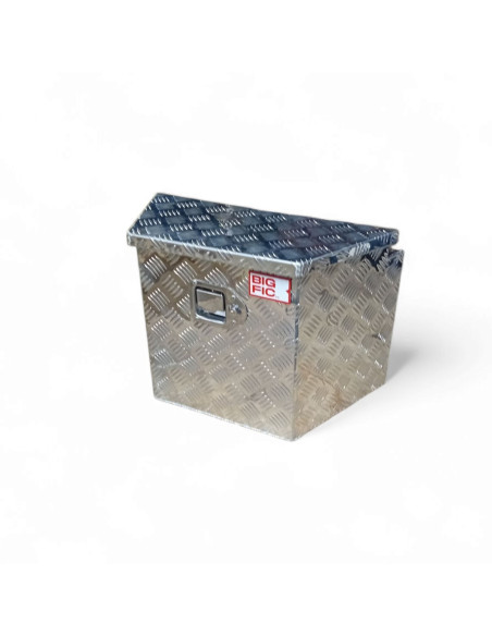 COFFRE ALUMINIUM DE REMORQUE TRAPÈZE 40L DIM 535/325 X 275 X 370 MM