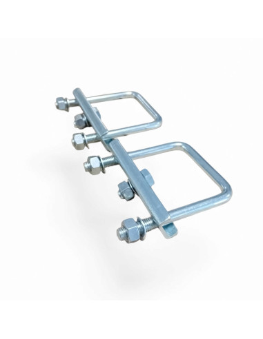 KIT DE 2 BRIDES DE FIXATION POUR TUBE 70 X 70 MM