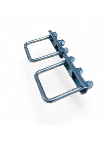 KIT DE 2 BRIDES DE FIXATION POUR TUBE 70 X 70 MM