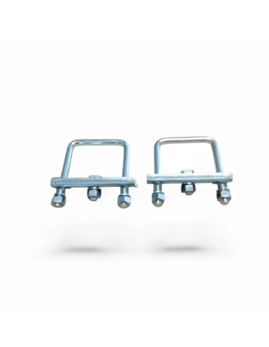 KIT DE 2 BRIDES DE FIXATION POUR TUBE 70 X 70 MM