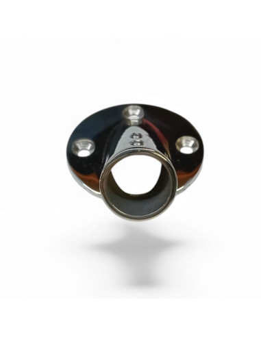 PLATINE RONDE INCLINEE A 30 ° POUR TUBE DE 25...