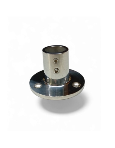 PLATINE RONDE INCLINEE A 90 ° POUR TUBE DE...