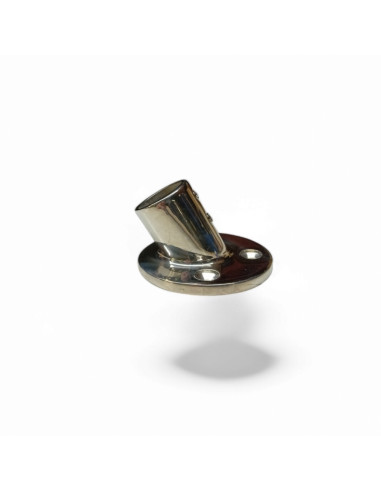 PLATINE RONDE INCLINEE A 60 ° POUR TUBE DE 22...