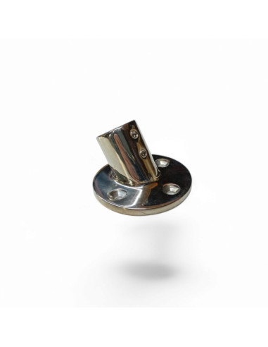 PLATINE RONDE INCLINEE A 60 ° POUR TUBE DE 22...