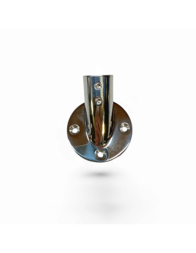 PLATINE RONDE INCLINEE A 30 ° POUR TUBE DE 22...
