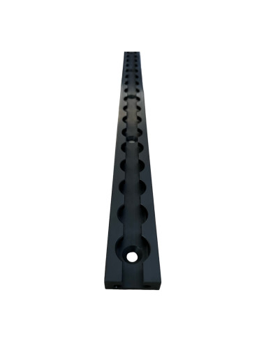 RAIL ALUMINIUM AERO BLACK LARGEUR 30 MM