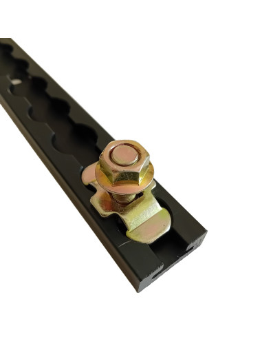 RAIL ALUMINIUM AERO BLACK LARGEUR 30 MM