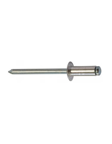 RIVET Ø 4,8 X 10 MM AVEUGLE ETANCHE TETE RONDE ALU/ACI