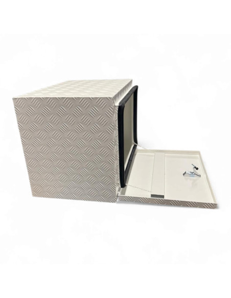 COFFRE ALUMINIUM SOUS CHASSIS 110L DIM. 610 X 430 X 455 MM