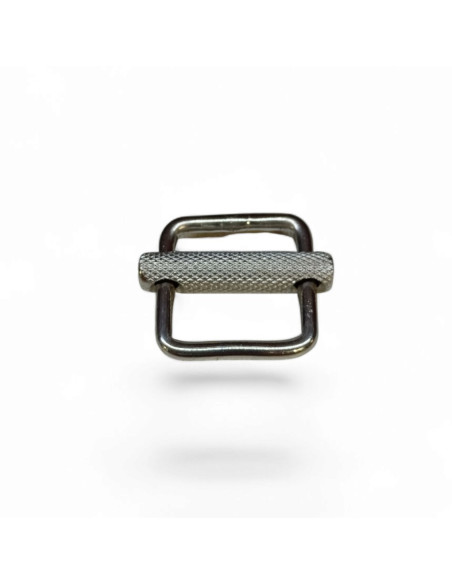 DOUBLE PASSANT AJUSTABLE POUR SANGLE DE LARGEUR MAX 25 MM, INOX A4
