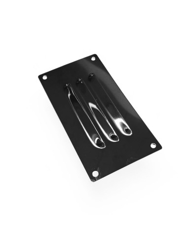 GRILLE AERATION 127 X 70 MM, INOX A2