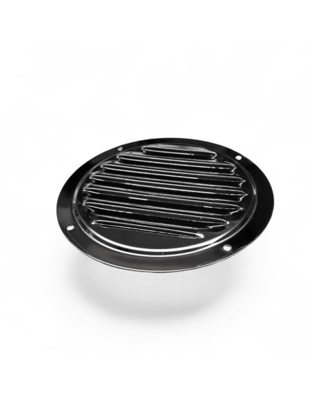 GRILLE AERATION RONDE DIAMETRE 125 MM, INOX A2