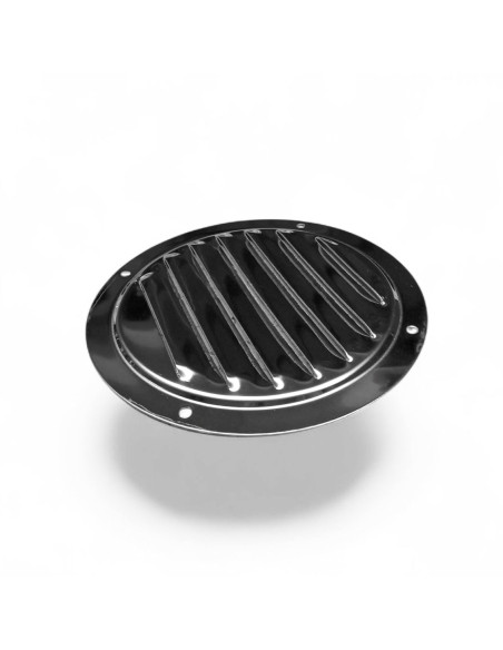 GRILLE AERATION RONDE DIAMETRE 125 MM, INOX A2