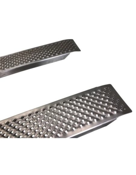 RAMPES EN ALUMINIUM COURBEES LONGUEUR 2,5M CAPACITE 1000 KG