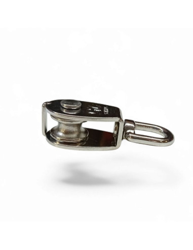 POULIE SIMPLE POUR CABLE 6 MM EN INOX 304