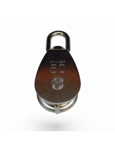 POULIE SIMPLE POUR CABLE 10 MM EN INOX 304