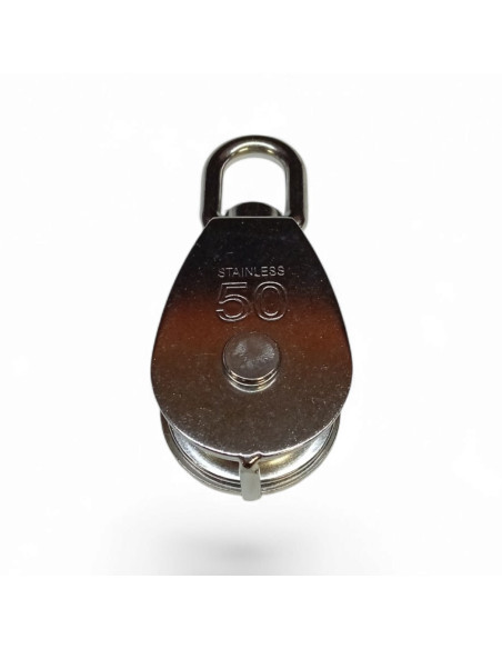 POULIE SIMPLE POUR CABLE 10 MM EN INOX 304