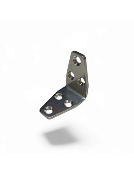 EQUERRE TRAPEZOIDALE 41 X 41 MM, INOX AISI 304